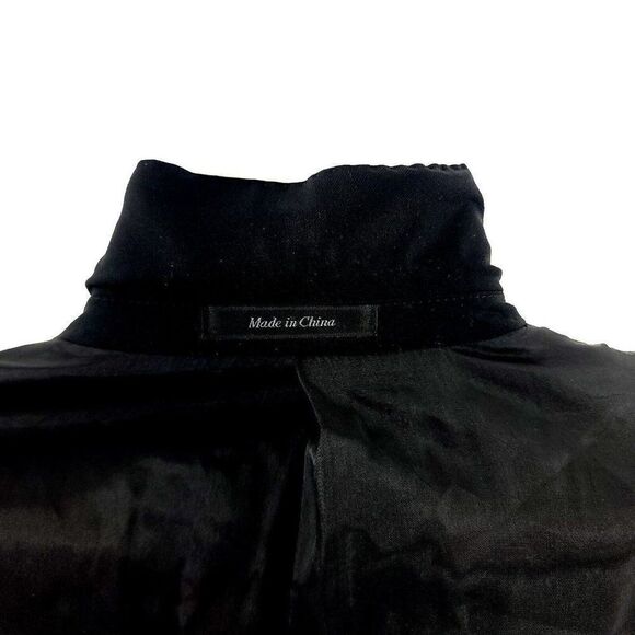 Ralph‎ Lauren Wool 2 Button Black Blazer 40R Tagged 40L See Description - Picture 12 of 13